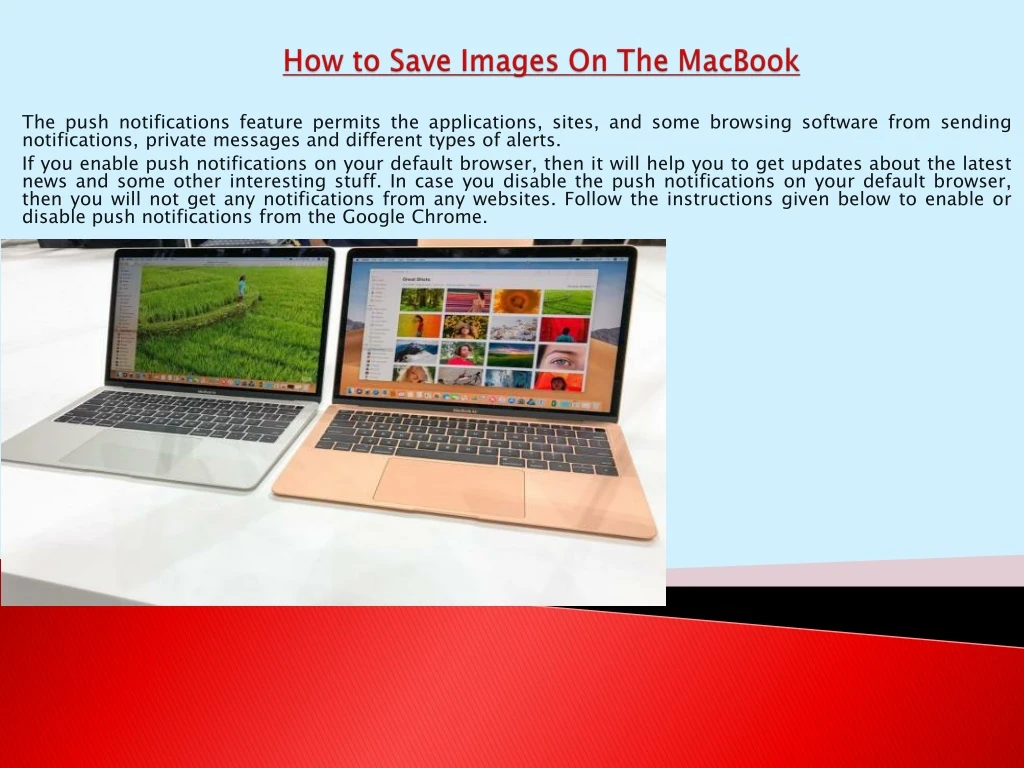 how to save images on the macbook