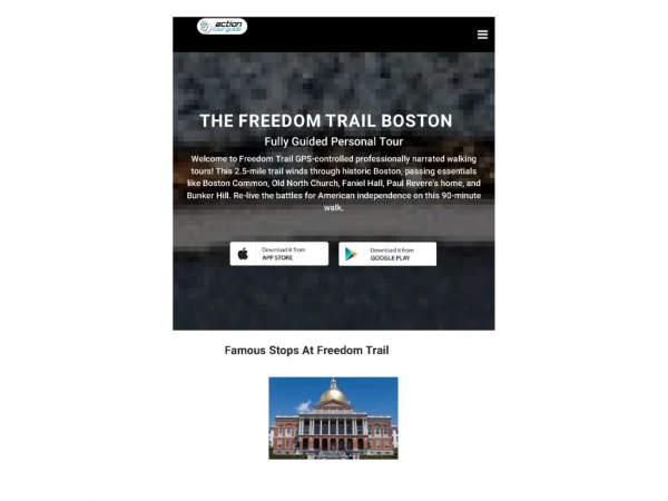 boston freedom trail map
