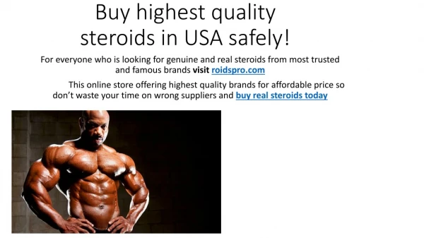Highest quality and REAL steroids for sale in USA