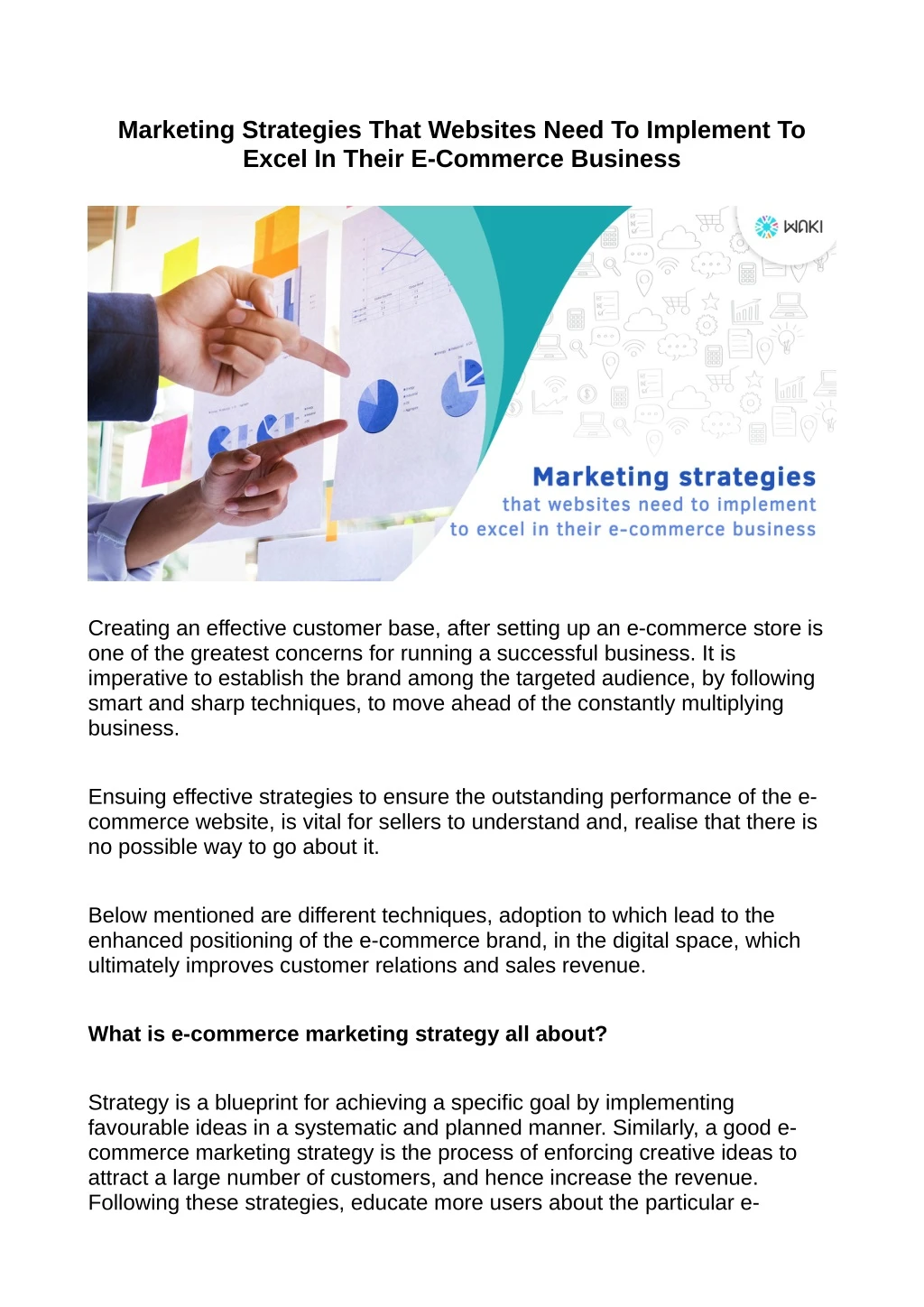 marketing strategies that websites need
