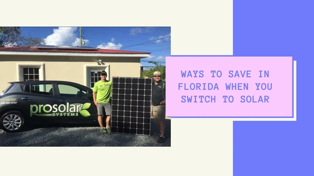 ways to save in florida when you switch to solar