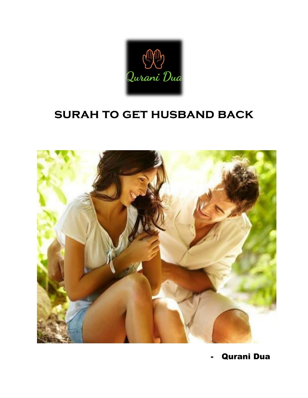 surah to get husband back