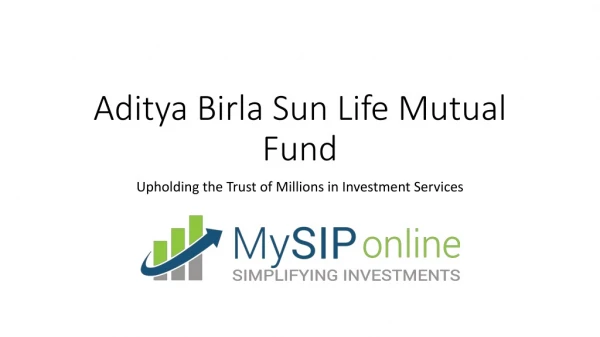 Who Should Invest in Aditya Birla Sunlife Mutual Funds?