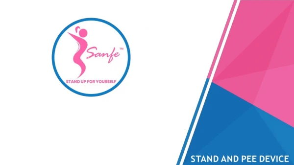 Sanfe is a biodegradable female urination device