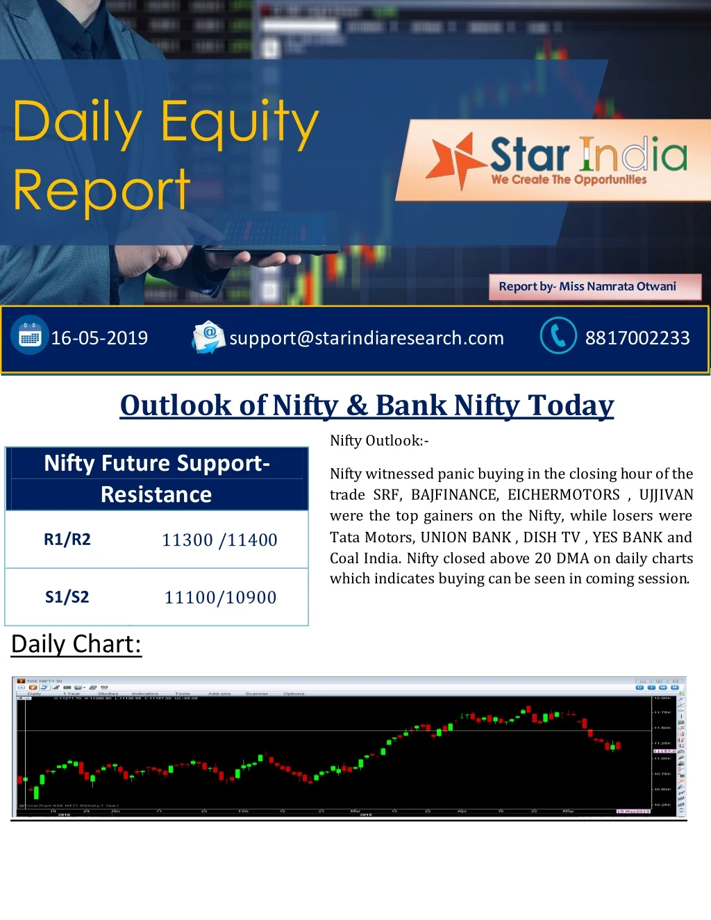 daily equity report