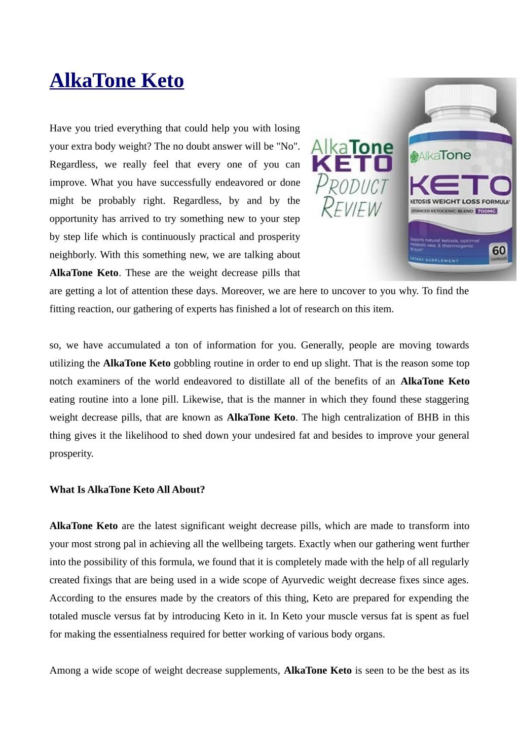 alkatone keto