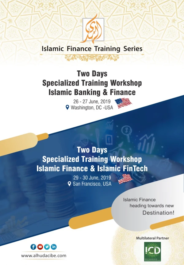 Islamic Banking & Finance and Islamic Fintech Training Series in USA