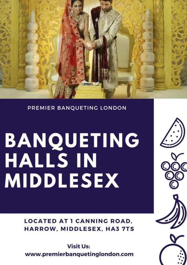 Perfect Banqueting Halls in Middlesex