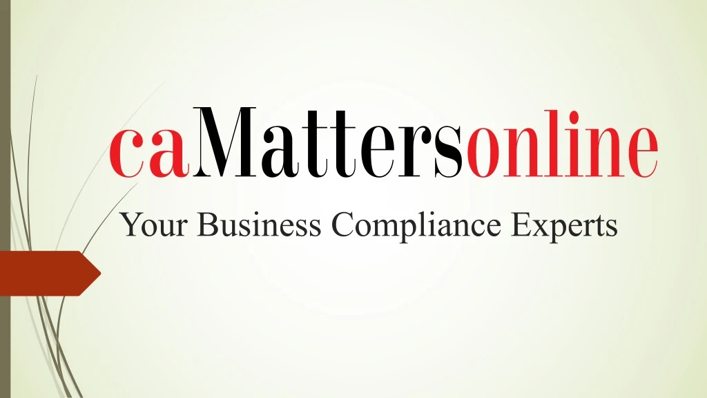 your business compliance experts