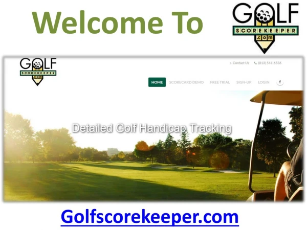 Buy Online Golf League Software