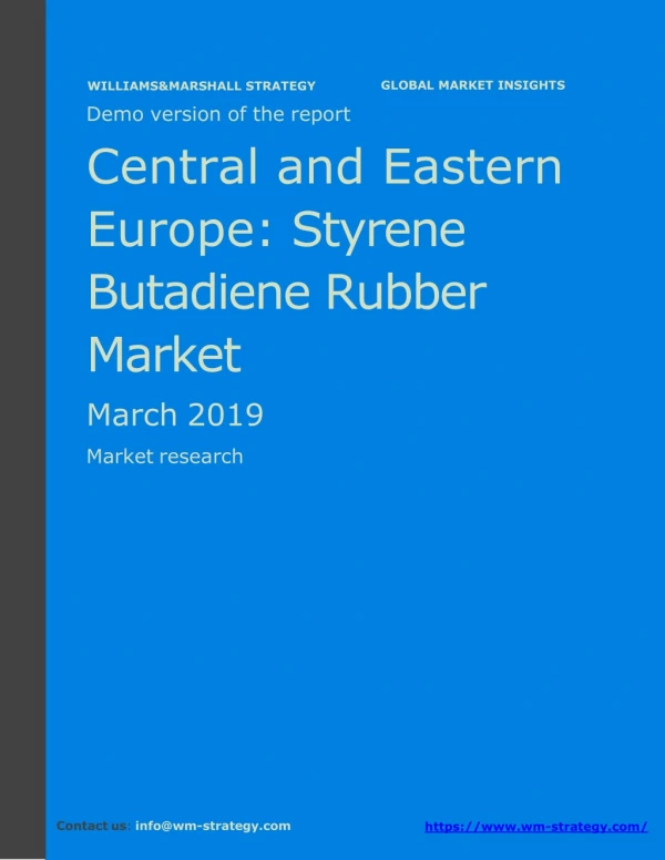 WMStrategy Demo Central And Eastern Europe SBR Market March 2019