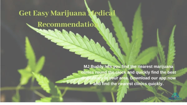 Medical Marijuana medical recommendation | MJ Buddy