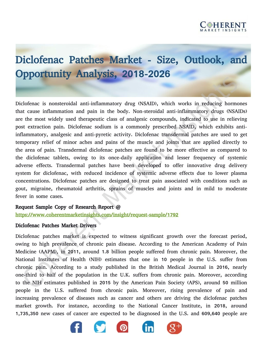 diclofenac patches market size outlook