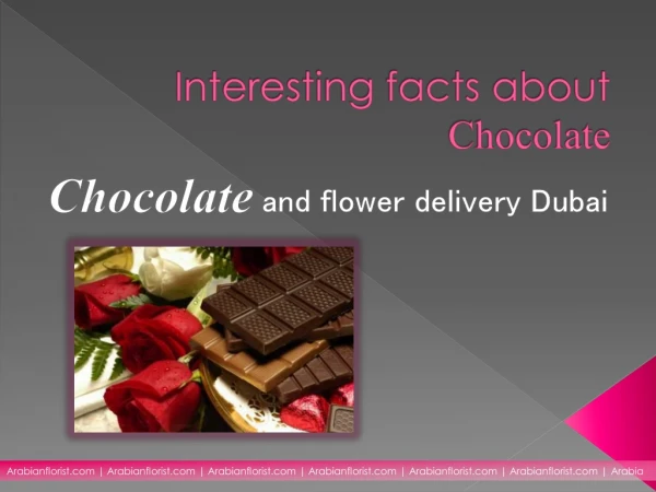 Chocolate and flower delivery Dubai