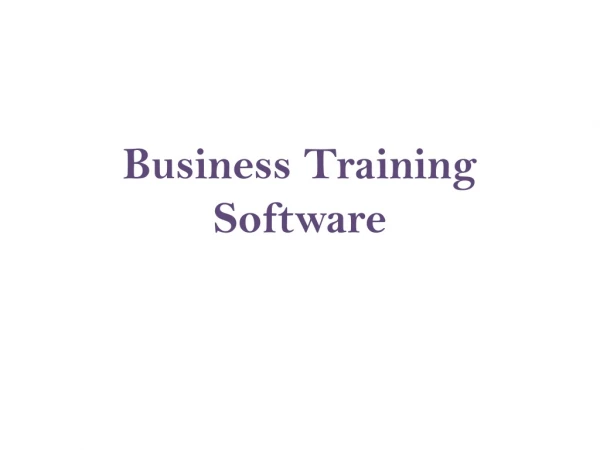 Training Management System