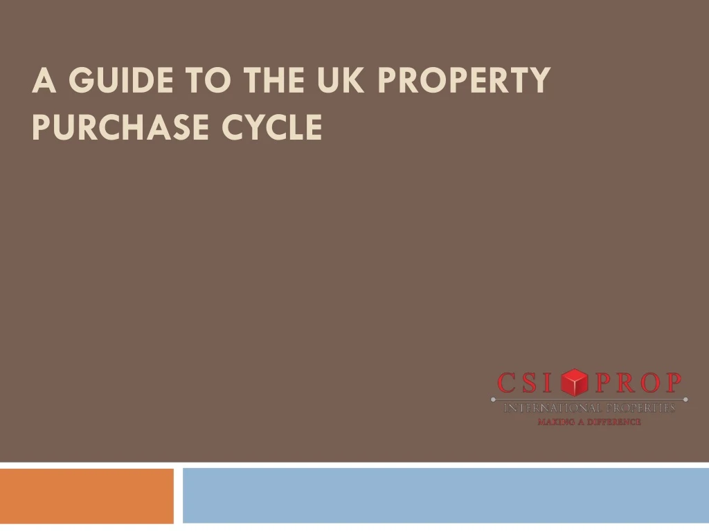 a guide to the uk property purchase cycle