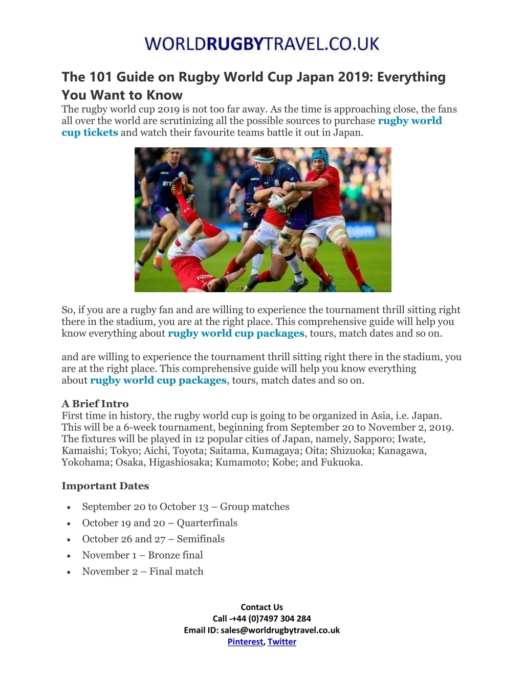 the 101 guide on rugby world cup japan 2019