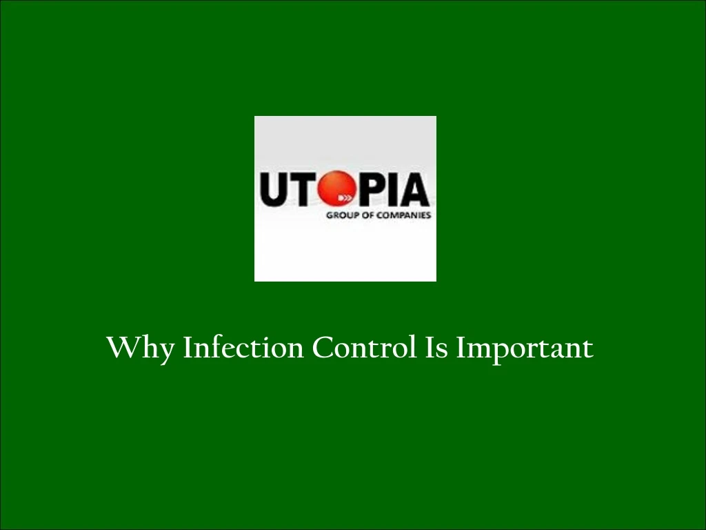 why infection control is important