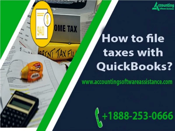 How to file taxes with QuickBooks?