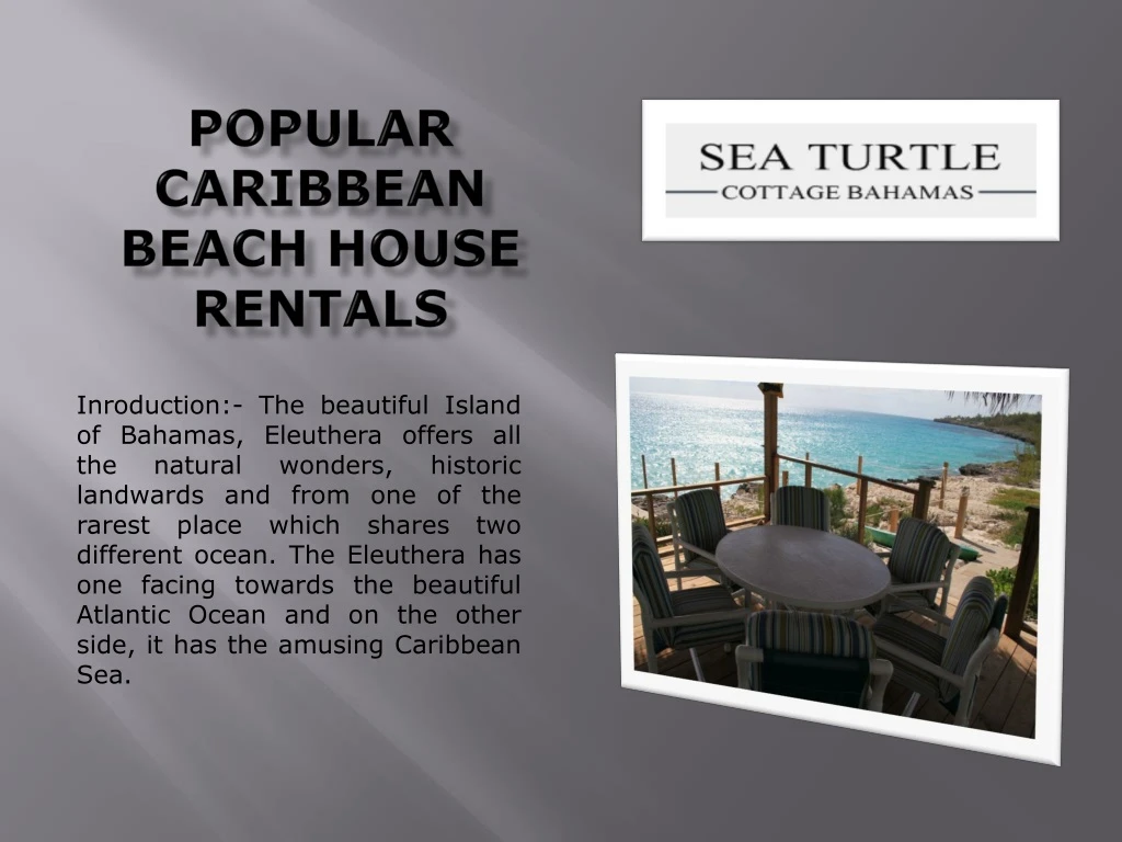 popular caribbean beach house rentals