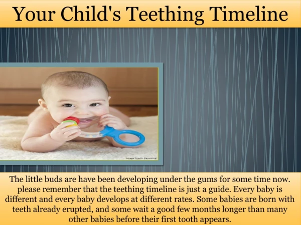 Your Child's Teething Timeline