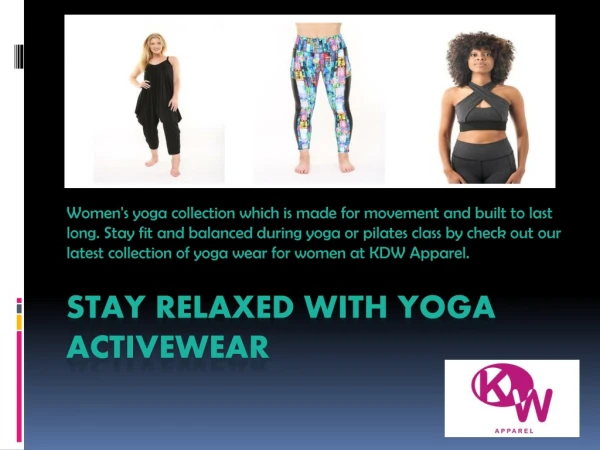 Best Activewear to Keep You Motivated | KDW Apparel