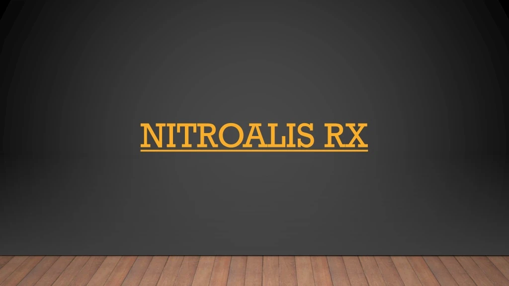 nitroalis rx