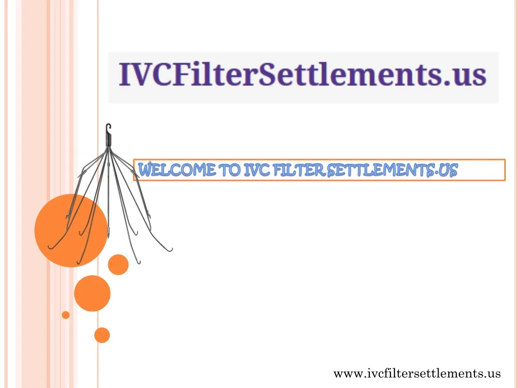 welcome to ivc filter settlements us