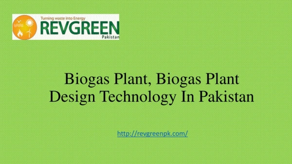 Biogas plant cost free - RevGreen Pakistan
