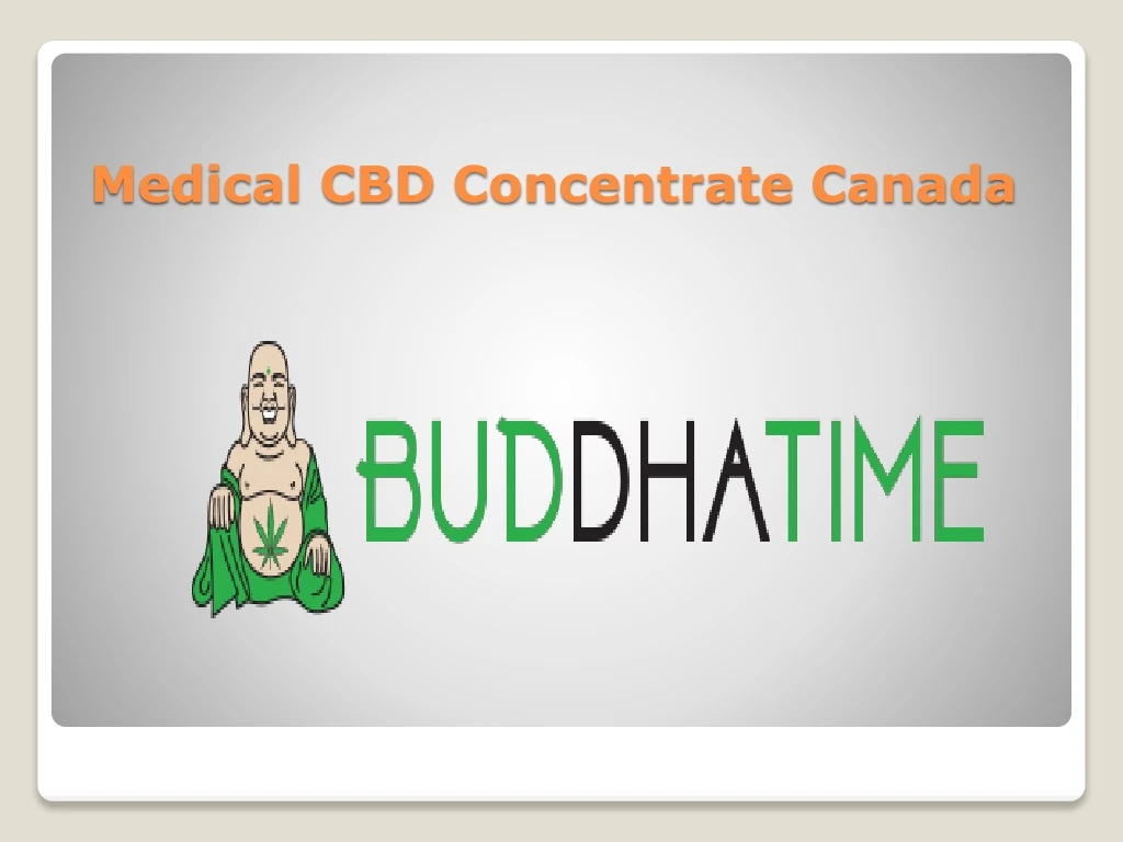 medical cbd concentrate canada