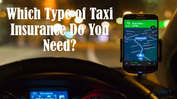 Which Type of Taxi Insurance Do You Need?