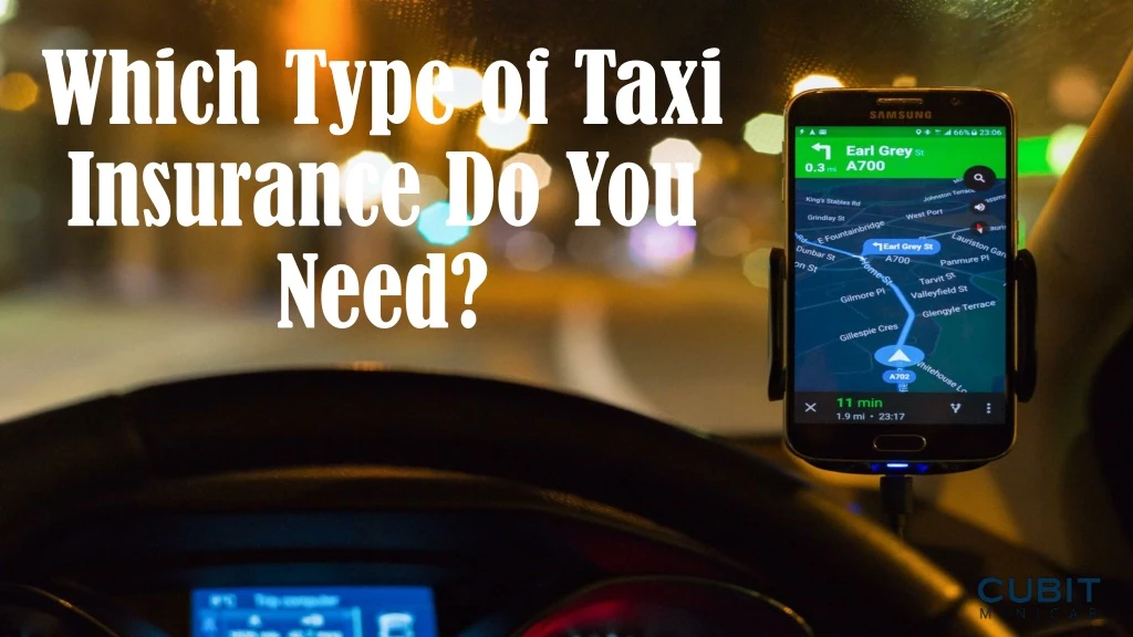 which type of taxi insurance do you need