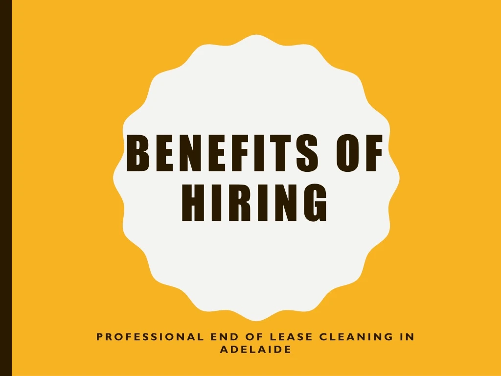 benefits of hiring