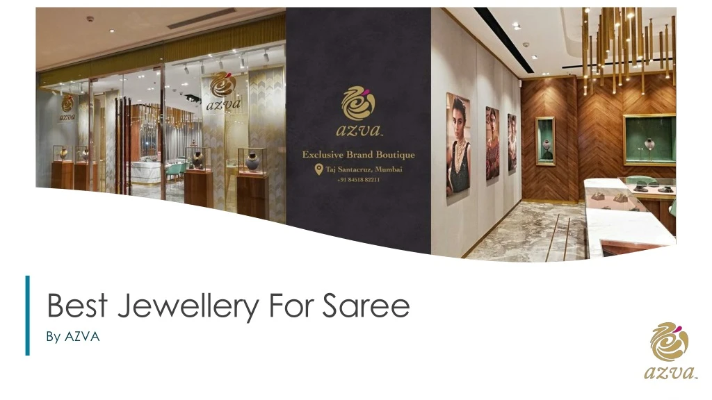 best jewellery for saree
