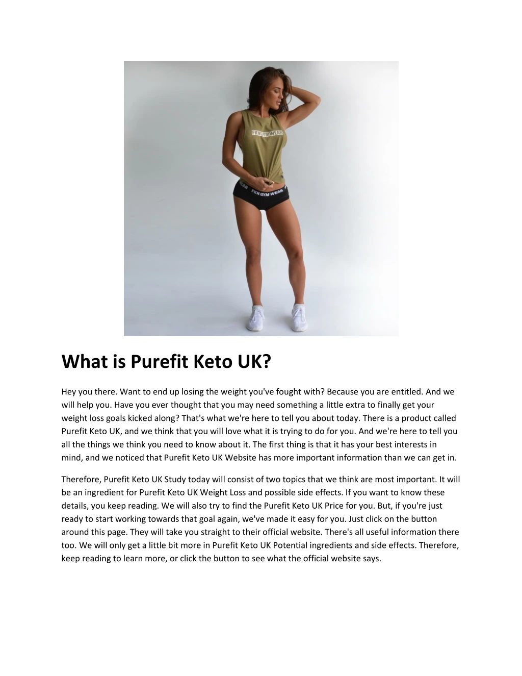 what is purefit keto uk