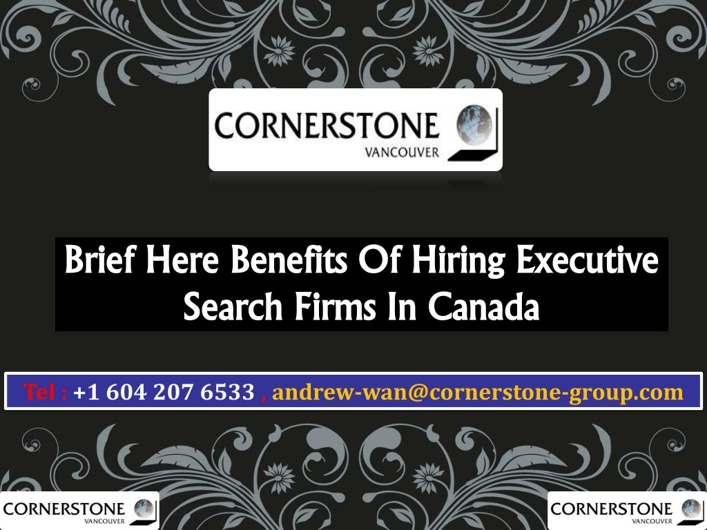 brief here benefits of hiring executive brief
