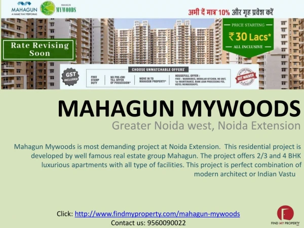 Mahagun Mywoods Review, Price list