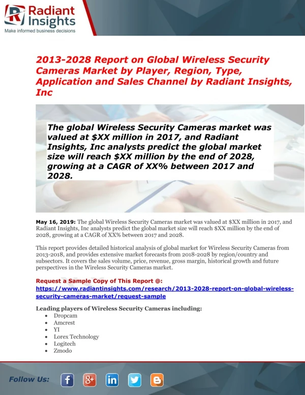 2013 2028 report on global wireless security