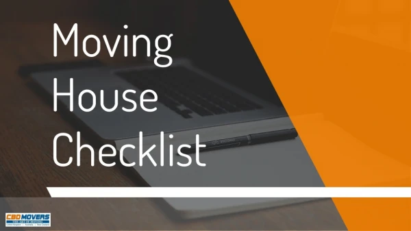 House Moving Checklist- CBD Movers