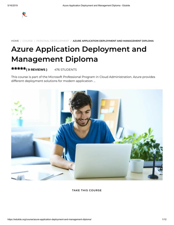 Azure Application Deployment and Management Diploma - Edukite
