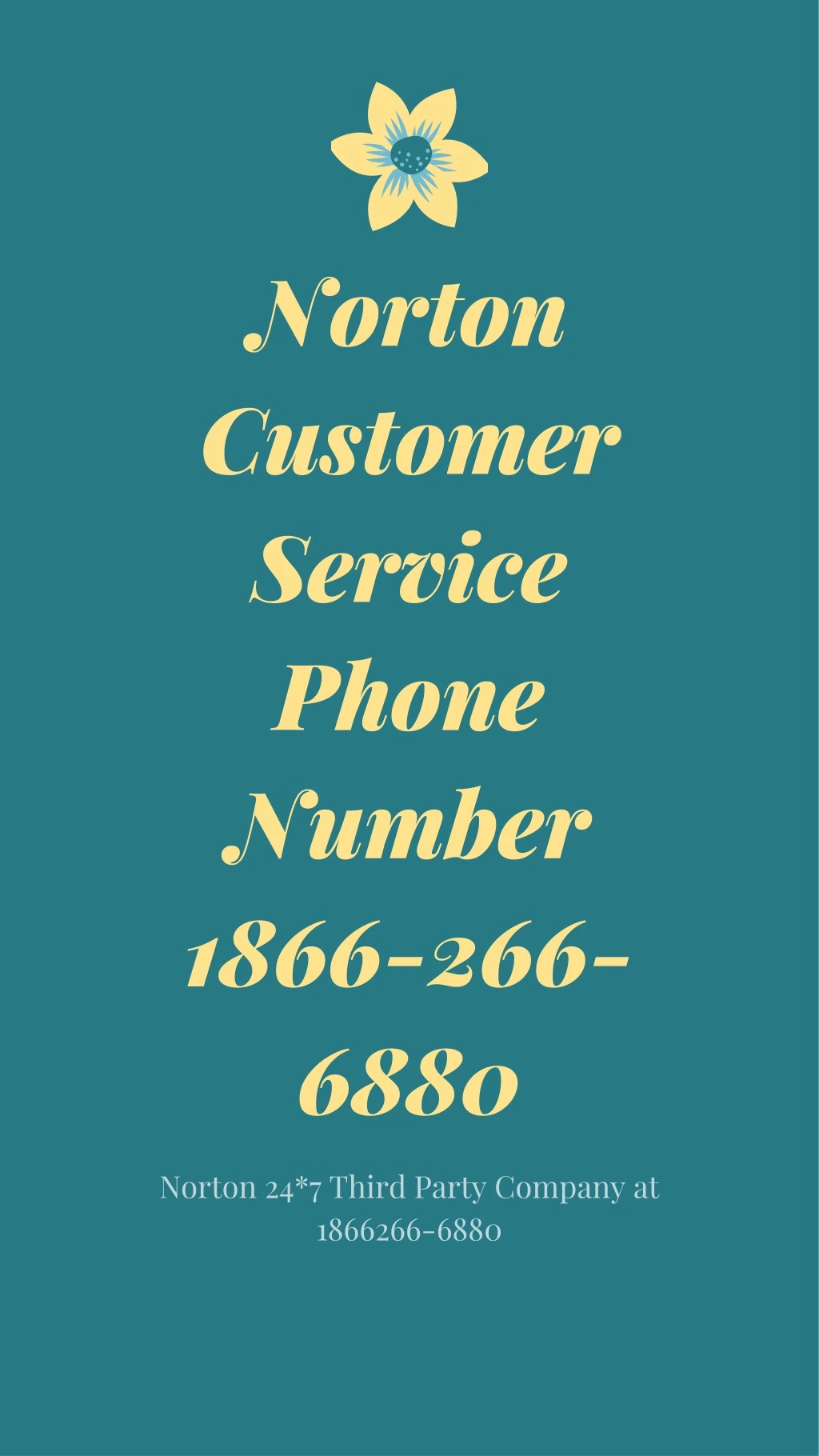 norton customer service phone number 1866 266 6880