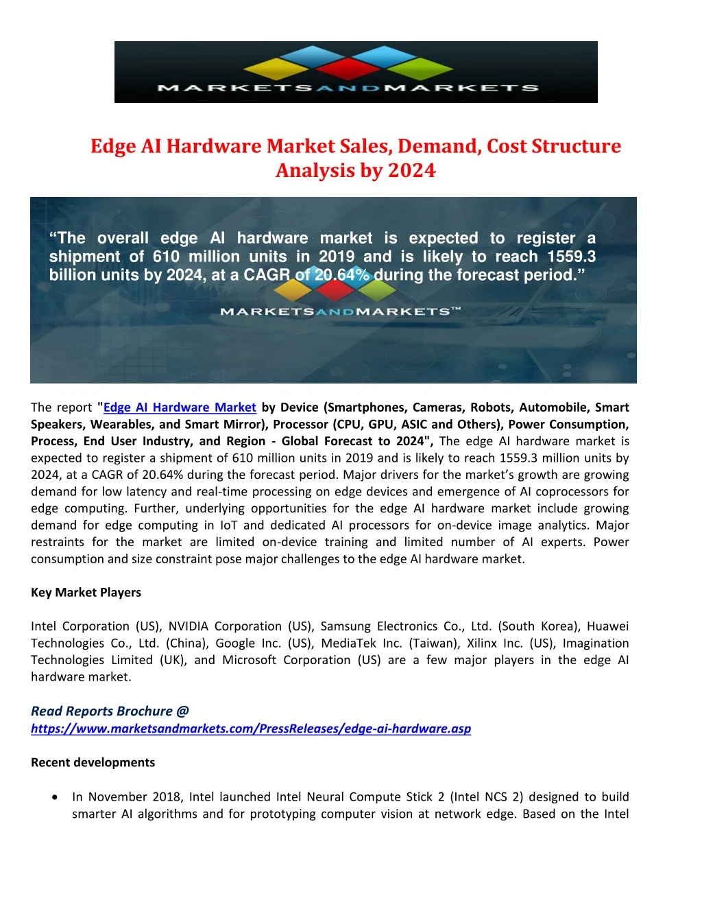 edge ai hardware market sales demand cost