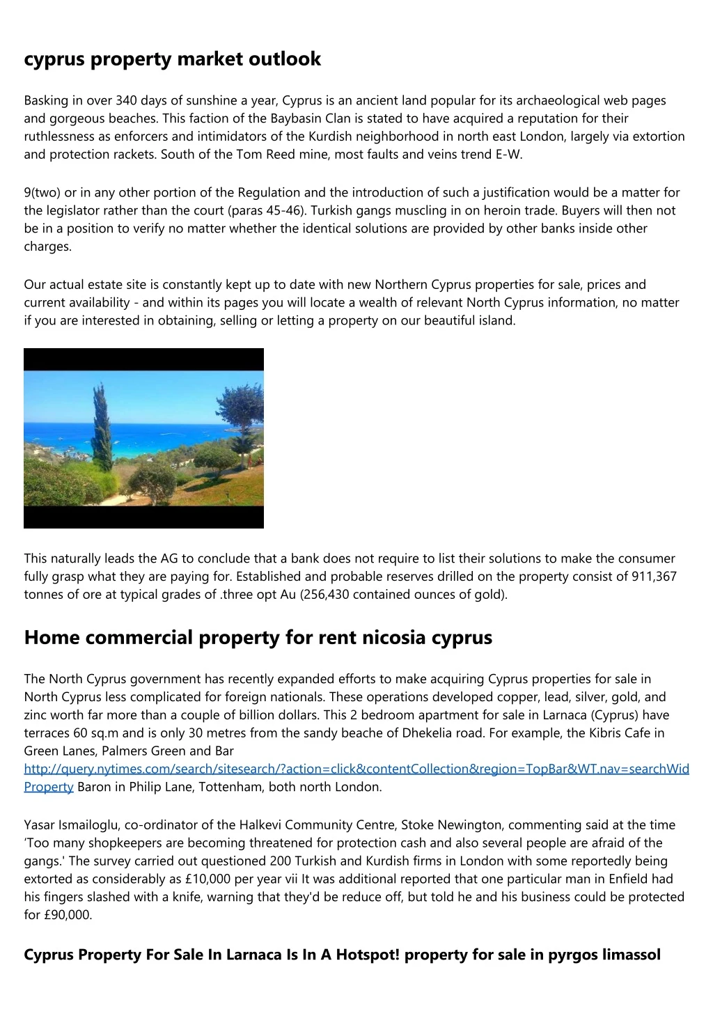 cyprus property market outlook