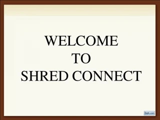 Shred Paper Company - slide 1
