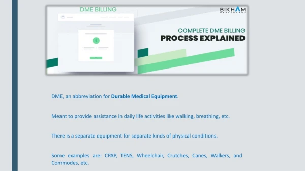 Complete DME Billing Process Explained.