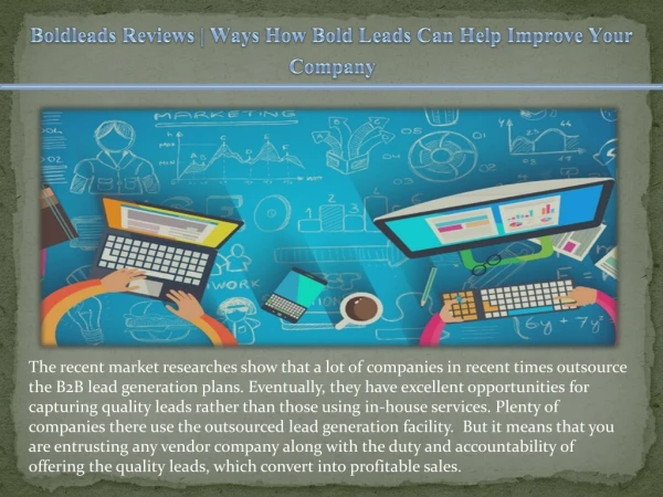 Boldleads Reviews | Ways How Bold Leads Can Help Improve Your Company
