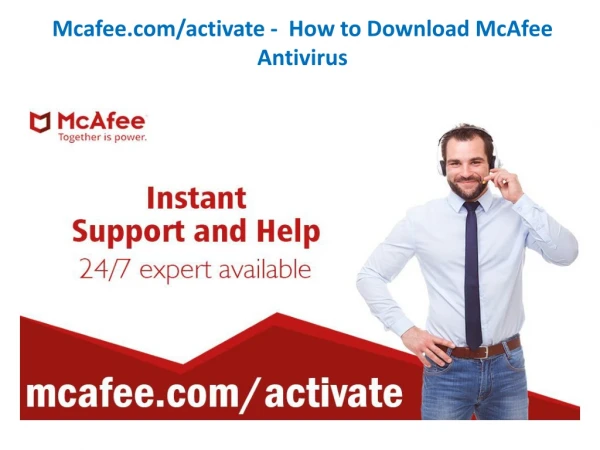 mcafee.com/activate - How to Download McAfee Antivirus