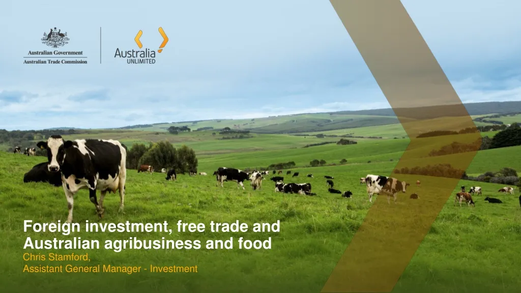 foreign investment free trade and australian agribusiness and food