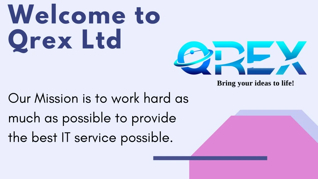 welcome to qrex ltd