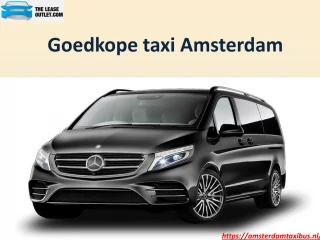 Goedkope taxi Amsterdam - slide 1